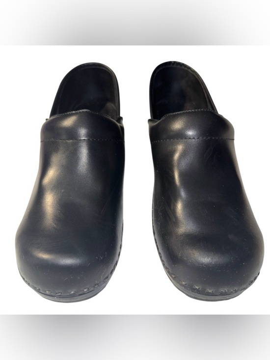 L.L. Bean Shoes - L.L.Bean Womens Black Leather Clogs Slip On Work Shoes 7.5M Comfort